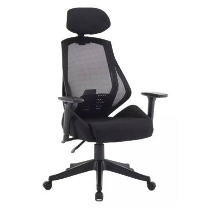 Kancelárska stolička Q-406M, čierna