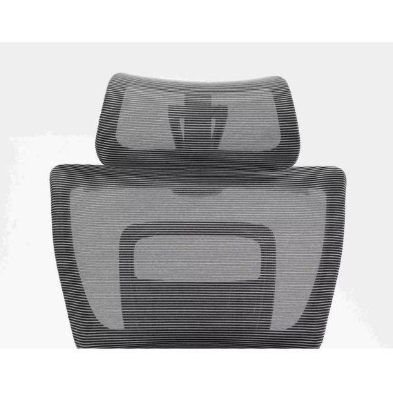 Kancelárska stolička WINNER LUX GREY, sivá/chróm