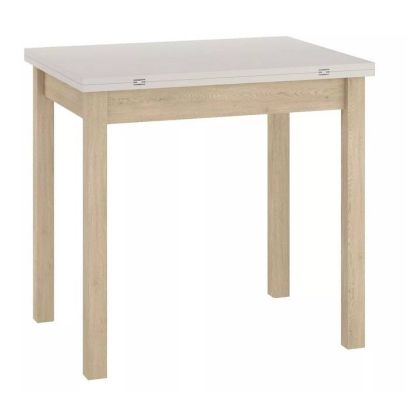 Jedálenský stôl rozkladací FLIP 60, dub cremona torro/kašmír