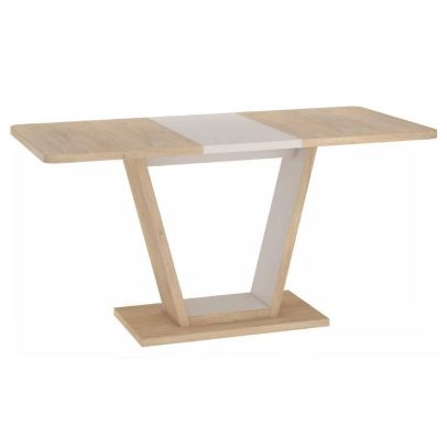 Jedálenský stôl rozkladací NIGEL DUB CREMONA, dub cremona torro/kašmír