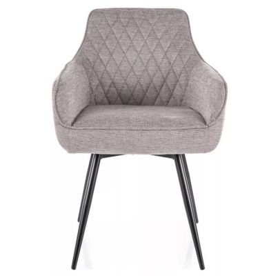 Jedálenská stolička MARLO BREGO, čierna/sivá brego 07 2