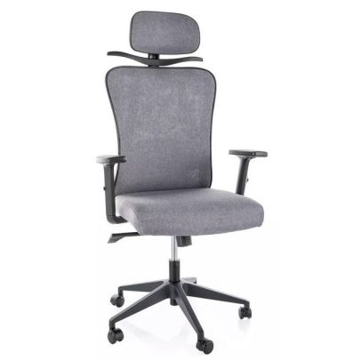Kancelárska stolička Q-080M, sivá