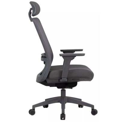 Kancelárska stolička Q-718H, sivá 2