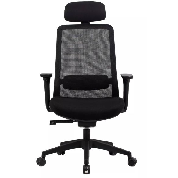 Kancelárska stolička Q-718H, čierna