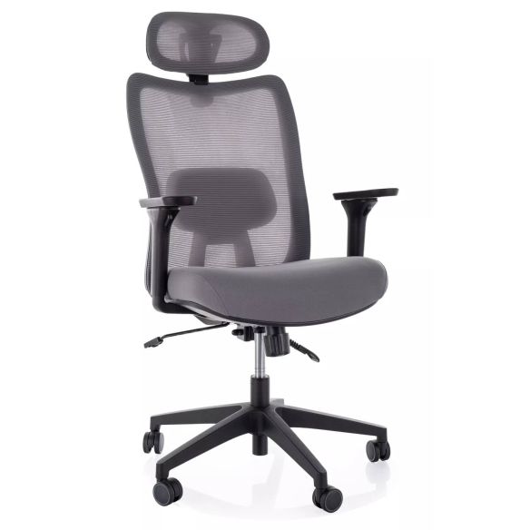Kancelárska stolička Q-724H, sivá