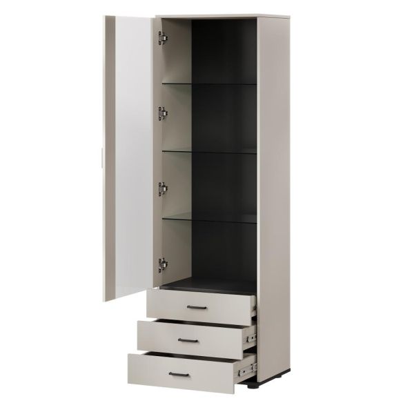 Obývačka SOHO 4, kašmír/čierna