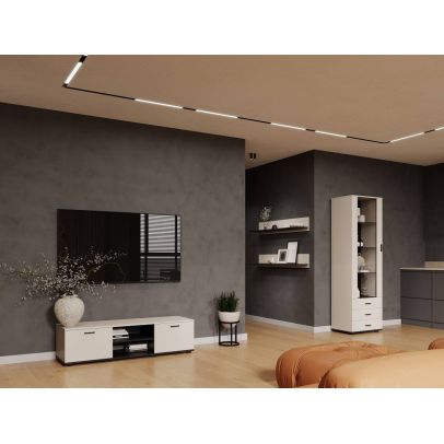 Obývačka SOHO 7, kašmír/čierna