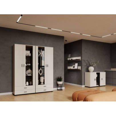 Obývačka SOHO 10, kašmír/čierna