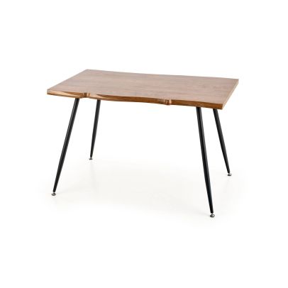 Jedálenský stôl LARSON, čierna/dub natural