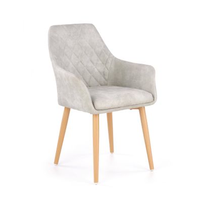 Jedálenská stolička K-287, buk/svetlosivá