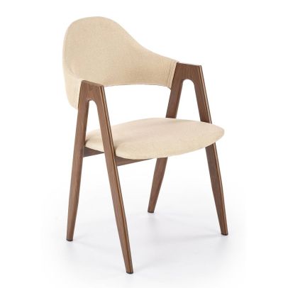 Jedálenská stolička K-344, orech/béžová