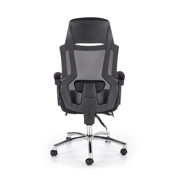 Kancelárska stolička FREEMAN, chróm/čierna/sivá