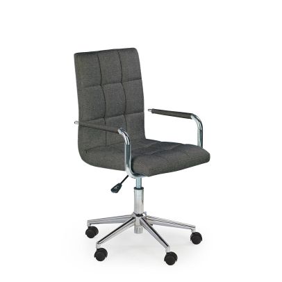 Detská stolička GONZO 3, chróm/tmavosivá