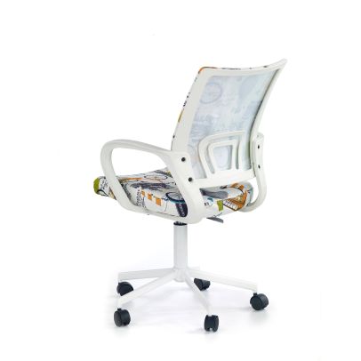 Detská stolička IBIS, chróm/biela/paris 2