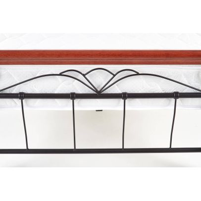 Manželská posteľ 160x200 VERONICA, čierna/čerešňa antická 2