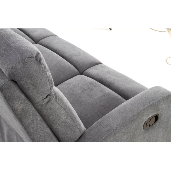 Pohovka OSLO 3S, tmavosivá