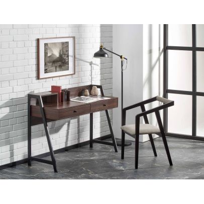 Jedálenská stolička AZUL, čierna/tmavý popol 2