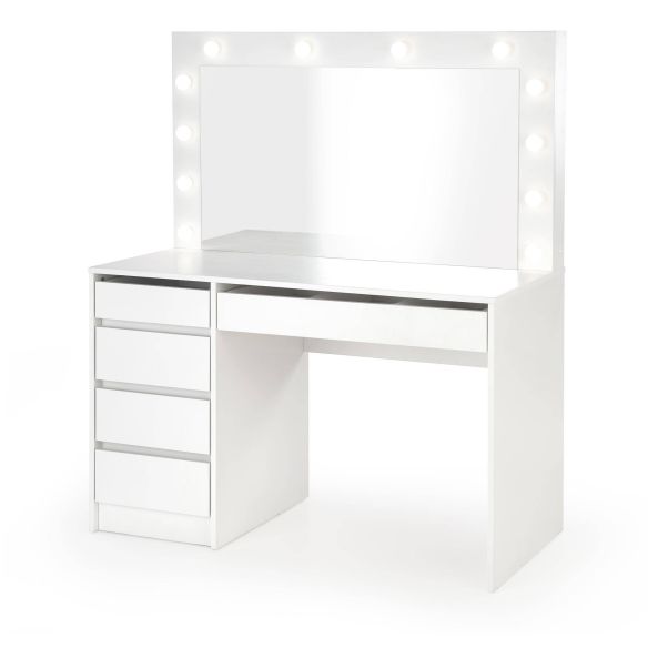 Toaletný stolík HOLLYWOOD XL, biela