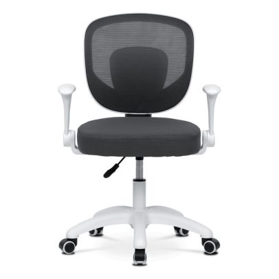 Detská stolička, výškovo nastaviteľná, šedá sieťovina, KA-K1062 GREY 2