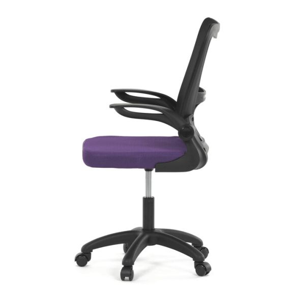 Kancelárska stolička, hojdací mechanizmus, fialová sieťovina, KA-K2006 PUR