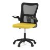 Kancelárska stolička, hojdací mechanizmus, žltá sieťovina, KA-K2006 YEL
