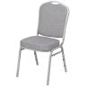 Banketová stolička EXPERT ES, ES-121 strieborná/sivá