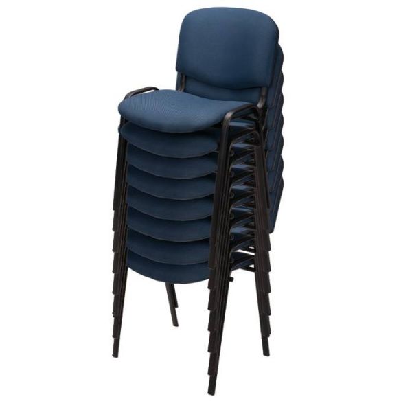 Konferenčná stolička ISO STANDARD BL, 0120 čierna/modrá