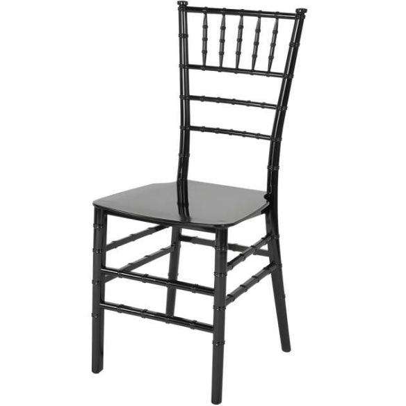 Svadobná stolička TIFFANY CHIAVARI II, 800 čierna