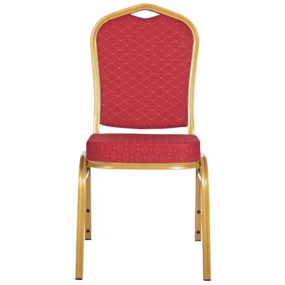 Banketová stolička MUSIC, JAZZ - zlatá/červená 2