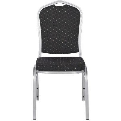 Banketová stolička MUSIC, SOUL - strieborná/čierna 2
