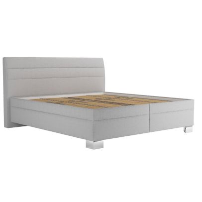 Manželská posteľ 180x200 Blanar VERNON, nohy chróm N11/perfekt harmony 82