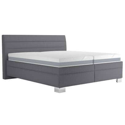 Manželská posteľ 180x200 Blanar VERNON, nohy chróm N11/perfekt harmony 90