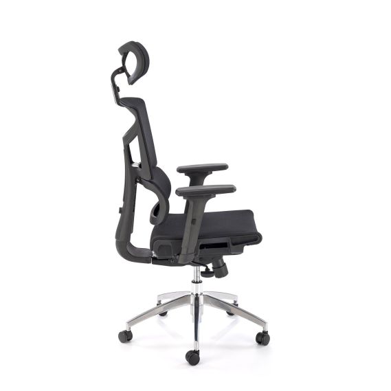 Ergonomická stolička MARCUS, chróm/čierna