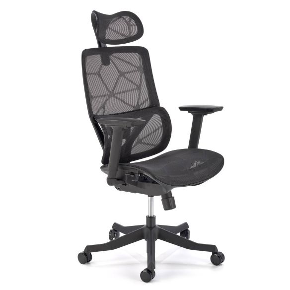 Ergonomická stolička OSVALDO, čierna