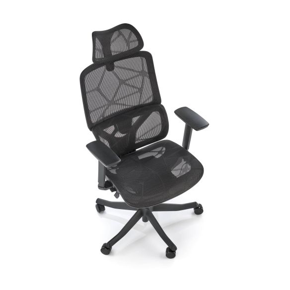 Ergonomická stolička OSVALDO, čierna