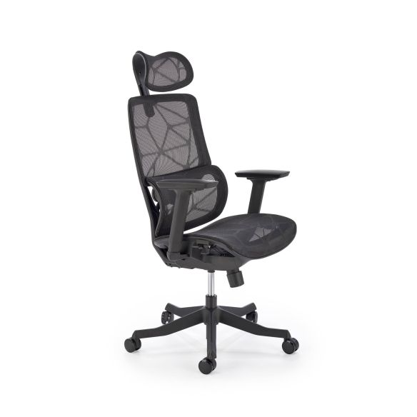 Ergonomická stolička OSVALDO, čierna