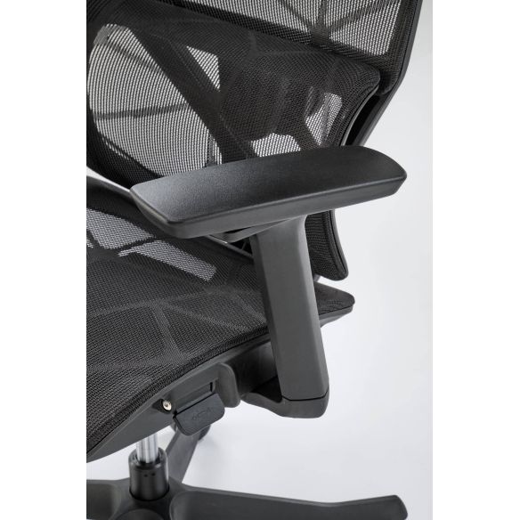 Ergonomická stolička OSVALDO, čierna