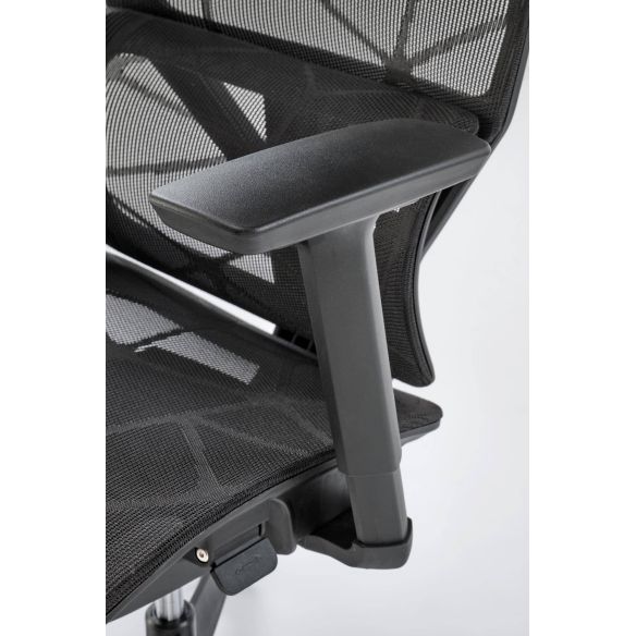 Ergonomická stolička OSVALDO, čierna