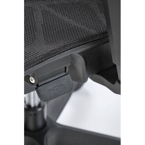 Ergonomická stolička OSVALDO, čierna