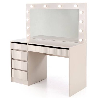 Toaletný stolík HOLLYWOOD 2 XL, kašmír 2