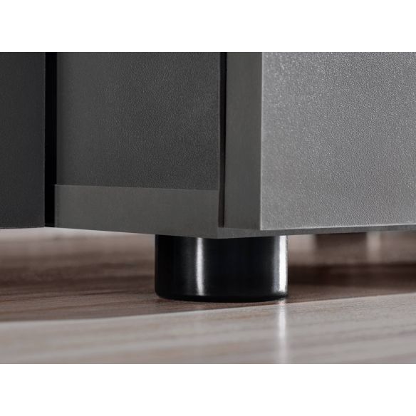 Obývačka MAZE I, dub wotan/čierny mat