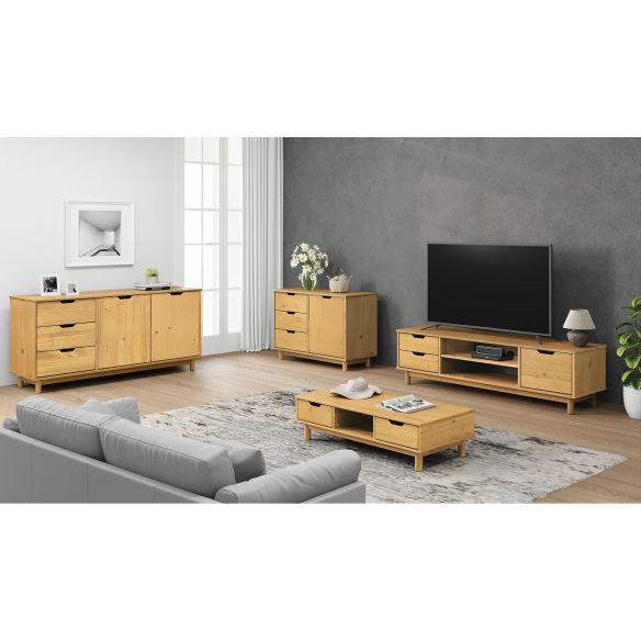 Komoda 2 dvere + 1 zásuvka BONITO 2 vosk