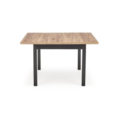Jedálenský stôl rozkladací TIAGO KWADRAT, dub craft/čierne 2