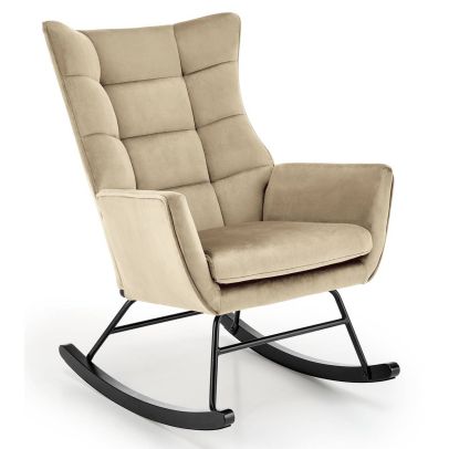 Hojdacie kreslo ušiak BAZALTO, béžové 2