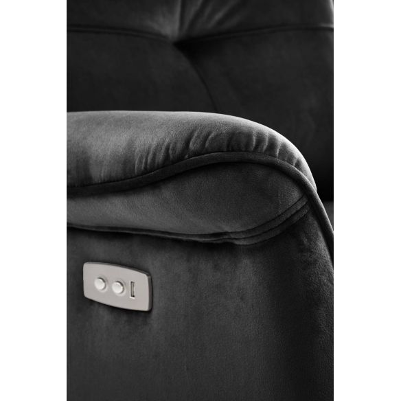 Relaxačné kreslo SEMIR, čierna bluvel 19