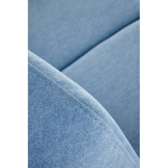 Malá pohovka MILANO 2S, tmavý orech/modrá castel 74