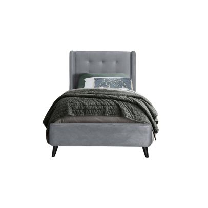 Posteľ 90x200 ESTELLA , sivá