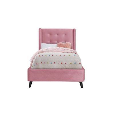 Posteľ 90x200 ESTELLA , ružová