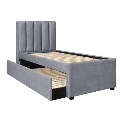 Detská posteľ 90x200 RUSSO, sivá