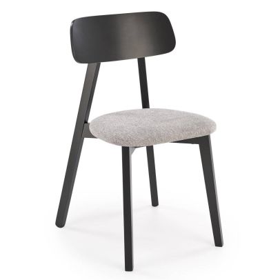 Jedálenská stolička HYLO, čierna/sivá serta 12